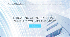 Desktop Screenshot of lancialaw.com